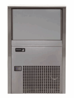 Årsleje af Fagor EFIM-60S, Isterningemaskine, 65 kg produktion i døgnet Udbetaling 3498 kr. / mdr. leje 349 kr. (SKAL KØRE MED AFKALKNINGSANLÆG)